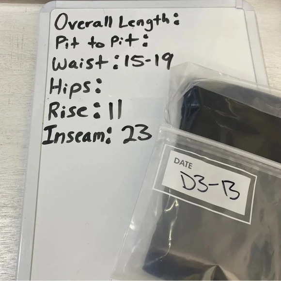 NWT Kathleen Sommers Black Pants Crinkle Wrinkle Crop Lagenlook L Pull On - Picture 6 of 6